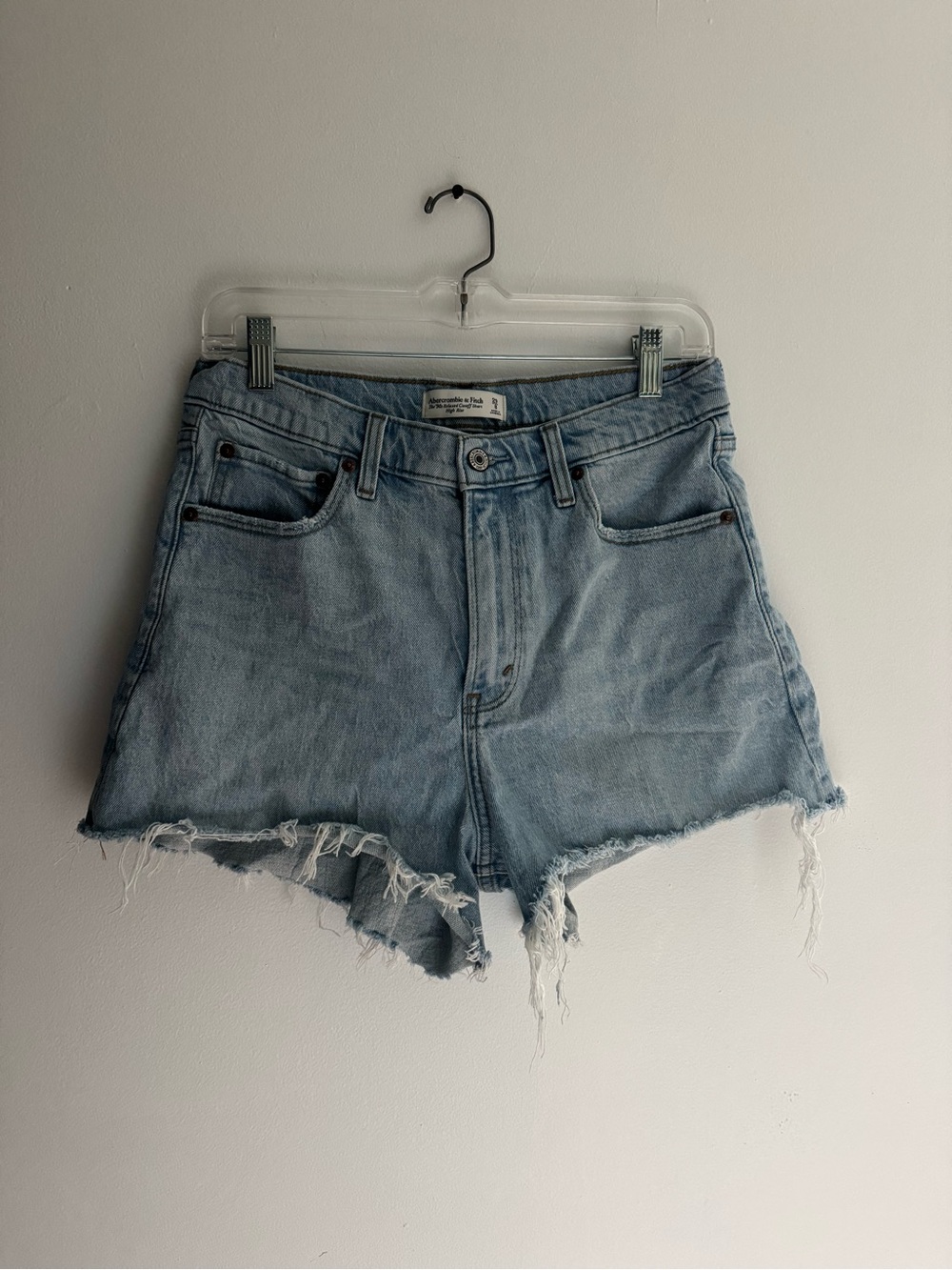 Abercrombie & Fitch 90s Relaxed Cutoff Short High-Rise